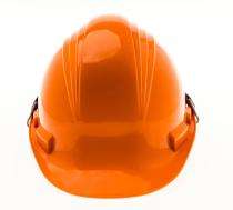 Topiwala Plastic Orange Half Safety Helmets T-30_0